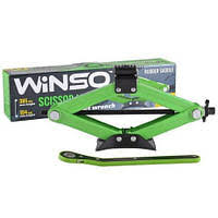 Домкрат ромбовий Winso з тріскачкою і гумовою подушкою 1.5 т 104-385мм