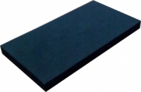 Мягкая ручная оправка для водостойкой абразивной бумаги, черная, 65х132х10мм