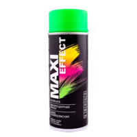 Эмаль аэрозольная флуоресцентная Maxi Color зеленая 400 мл MX0019