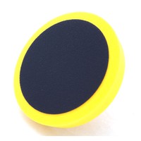 Полировальный круг на липучке SOTRO, d 150 мм, h 25 мм желтый, гладкий