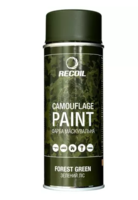 Фарба для зброї маскувальна аерозольна зелений ліс, RecOil, 400 мл